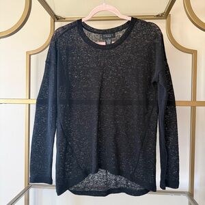Grace Black Long Sleeve Top Size M